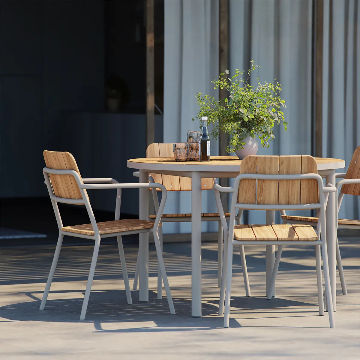 Kirra Patio Chair Taupe – Bild 2