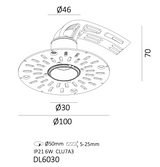 LUSSO LED-Spot - ZEN ZONE Furniture