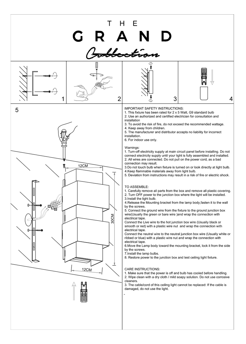 SAINT Wandleuchte Quadratisch - ZEN ZONE Furniture