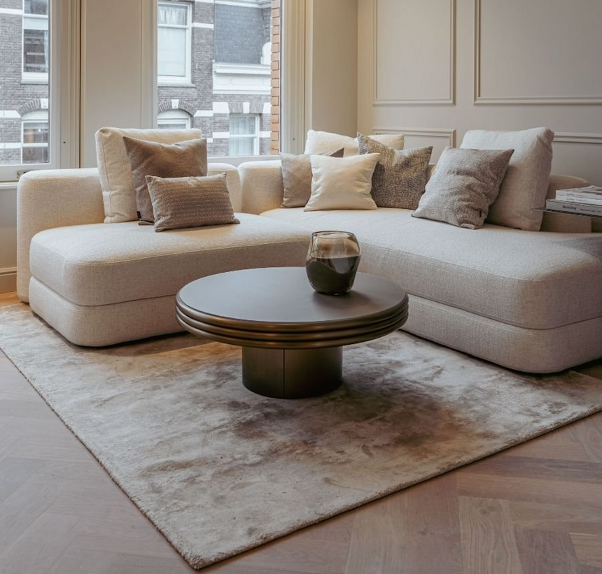 LAZIO Couchtisch Rund Niedrig - ZEN ZONE Furniture