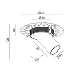ELEGANZA TUBE Schwenkbarer LED-Spot - ZEN ZONE Furniture