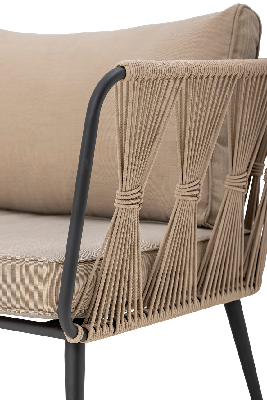 Pavone Sofa, Braun, Metall - ZEN ZONE Furniture
