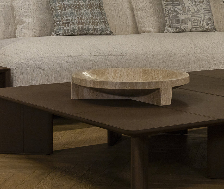 LINEA Schale Travertin - ZEN ZONE Furniture