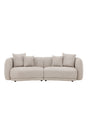 3-Sitzer Sofa Cielo in beige boucle, 268x96x76 cm von Venture Home – Bild 1