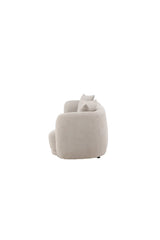 3-Sitzer Sofa Cielo in beige boucle, 268x96x76 cm von Venture Home – Bild 4