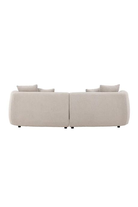 3-Sitzer Sofa Cielo in beige boucle, 268x96x76 cm von Venture Home – Bild 7