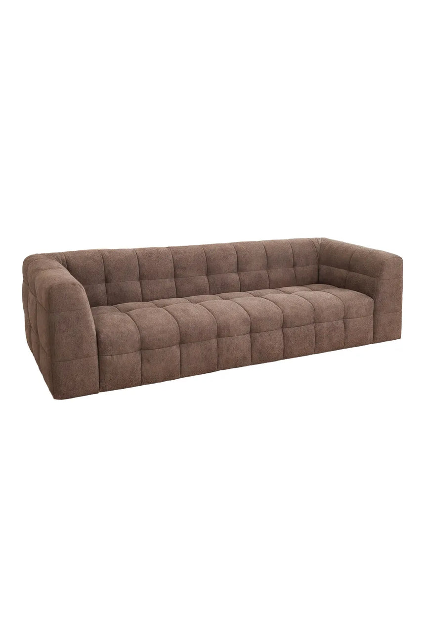 3-Sitzer Sofa Malou in braun, 238x98x70 cm von Venture Home – Bild 1