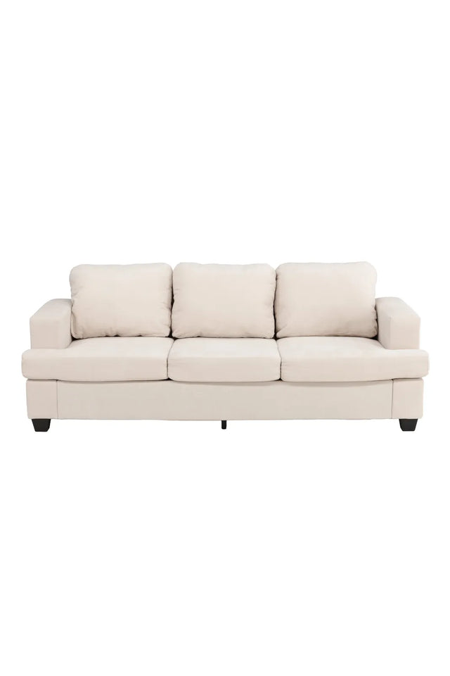 3-Sitzer Sofa Sani aus Chenille in greige, 90x214x86 cm von Venture Home – Bild 1