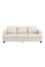 3-Sitzer Sofa Sani aus Chenille in greige, 90x214x86 cm von Venture Home – Bild 1