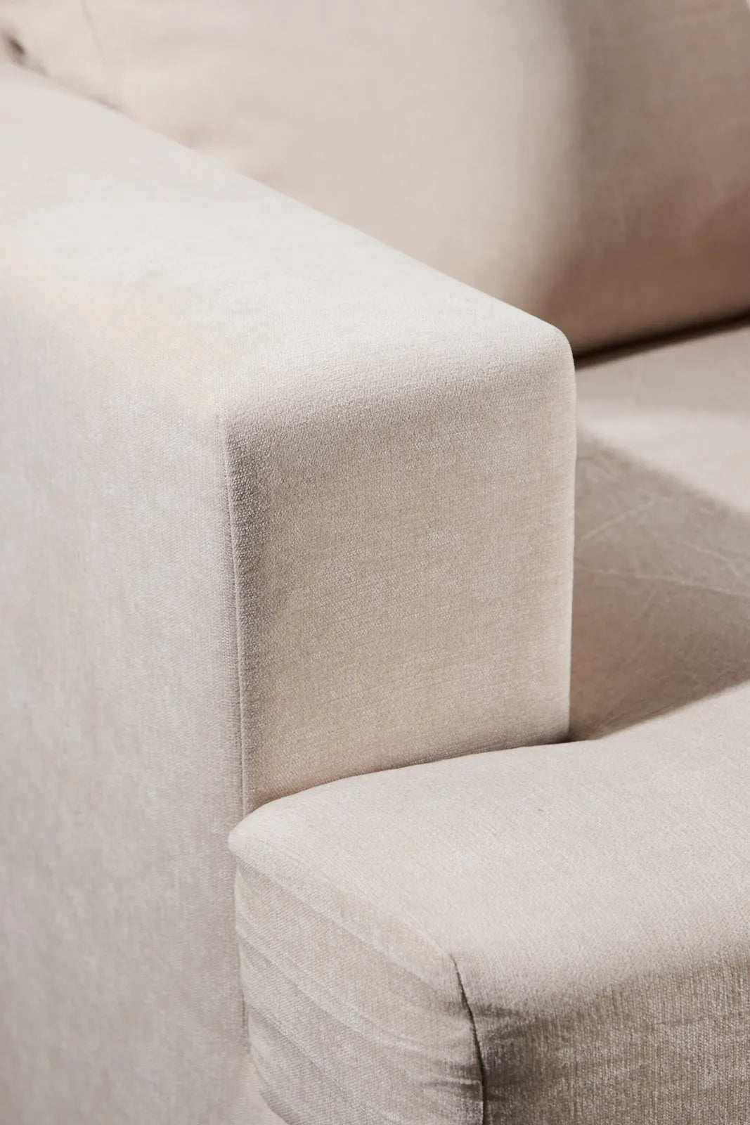3-Sitzer Sofa Sani aus Chenille in greige, 90x214x86 cm von Venture Home – Bild 17