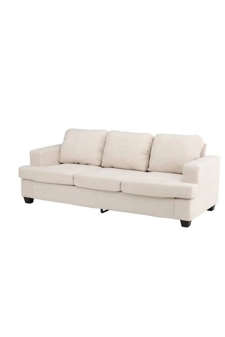 3-Sitzer Sofa Sani aus Chenille in greige, 90x214x86 cm von Venture Home – Bild 2
