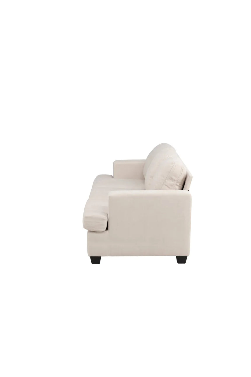 3-Sitzer Sofa Sani aus Chenille in greige, 90x214x86 cm von Venture Home – Bild 4