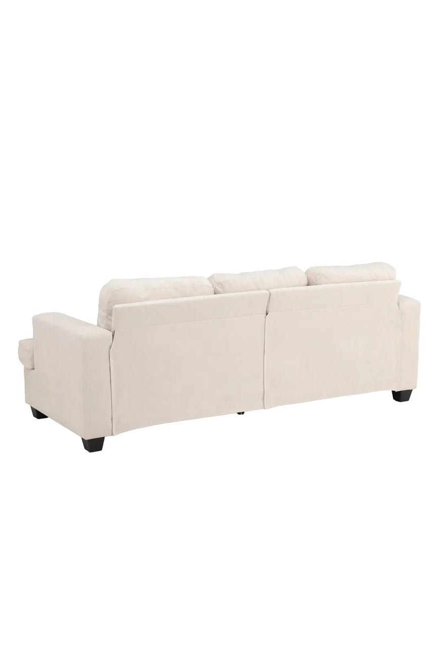 3-Sitzer Sofa Sani aus Chenille in greige, 90x214x86 cm von Venture Home – Bild 6