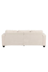 3-Sitzer Sofa Sani aus Chenille in greige, 90x214x86 cm von Venture Home – Bild 7