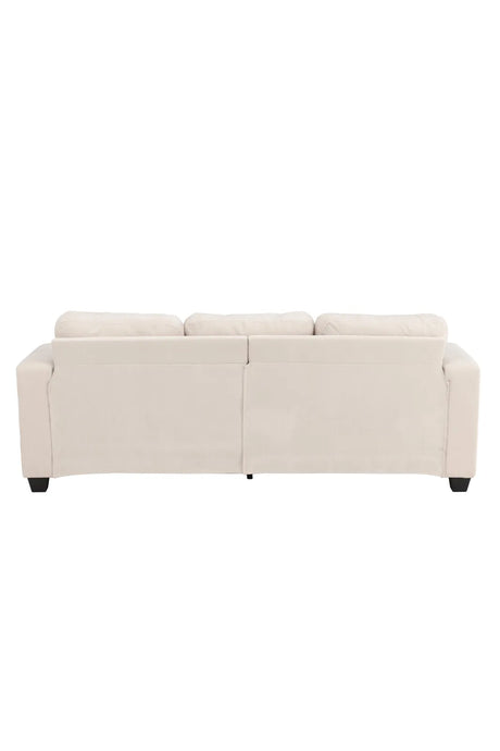 3-Sitzer Sofa Sani aus Chenille in greige, 90x214x86 cm von Venture Home – Bild 7