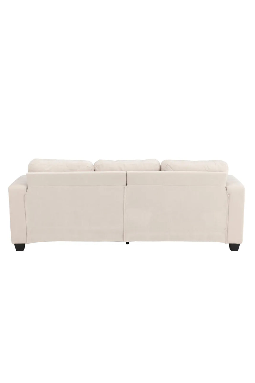 3-Sitzer Sofa Sani aus Chenille in greige, 90x214x86 cm von Venture Home – Bild 7