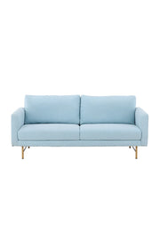 3-Sitzer Sofa in babyblau von Venture Home – Bild 1