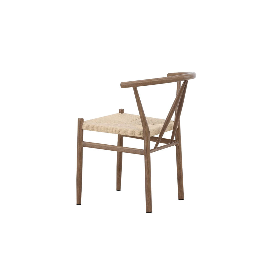 Alfons Essstuhl Holzoptik / Naturseil von Venture Home – Produktbild 9