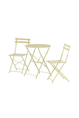 Balkon Set Tao aus Stahl in Hellgelb von Venture Home – Bild 3