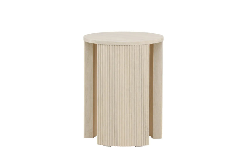 Beistelltisch Bristol in tünchenfarbener beige ⌀40 von Venture Home – Bild 17