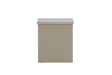 Beistelltisch Lenox in beige, 40x40x45 cm von Venture Home – Bild 16
