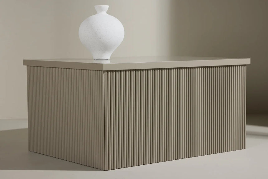 Beistelltisch Lenox in beige, 60x80x40 cm von Venture Home – Bild 30