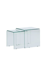 Beistelltisch Telemark aus Glas, 42x80x42 cm von Venture Home – Bild 12