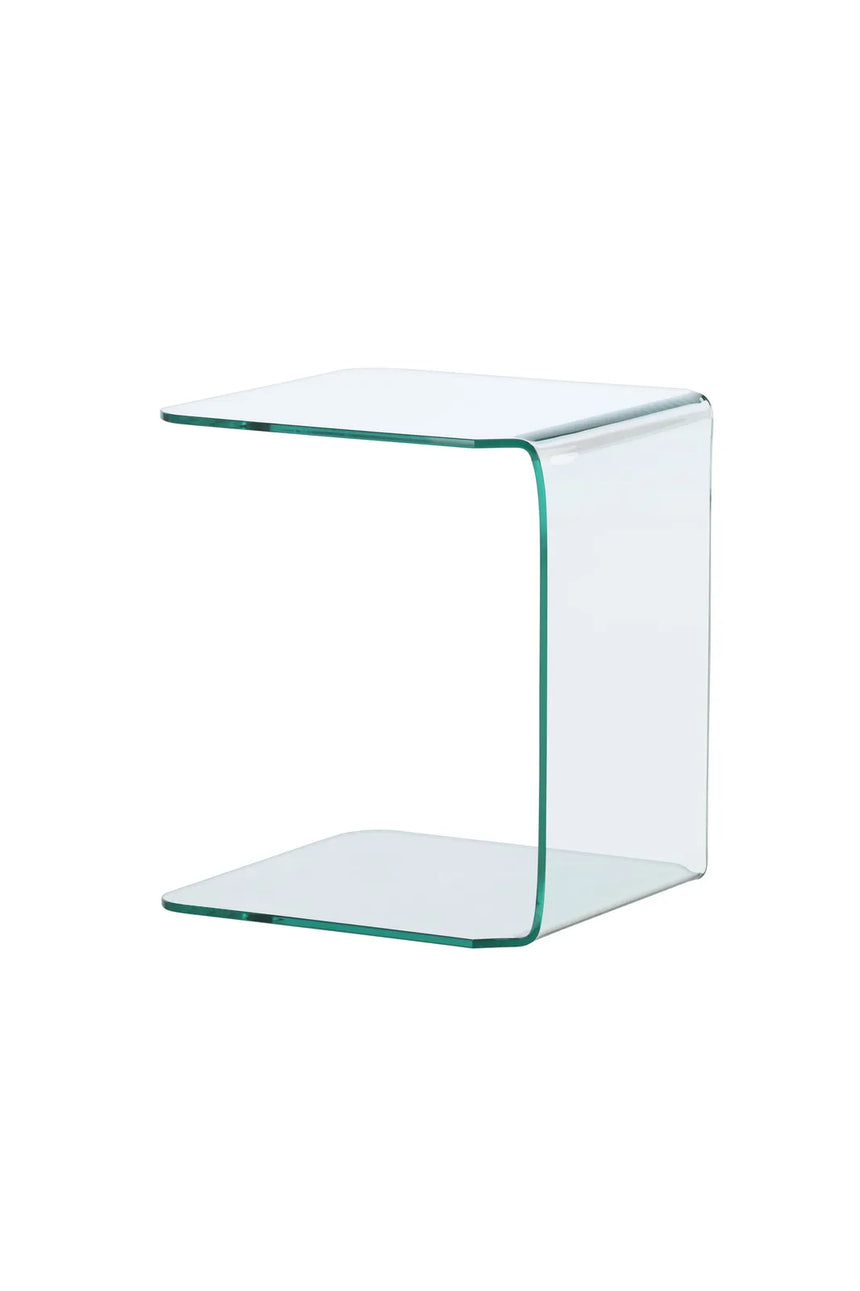 Beistelltisch Telemark aus Glas, 45x45x53 cm von Venture Home – Bild 2