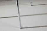 Berit Esszimmerstuhl - Beine aus Silberchrom / Beige Samt von Venture Home – Produktbild 3