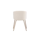 Berit Esszimmerstuhl - Walnuss Stahlbeine / Creme Samt von Venture Home – Produktbild 11