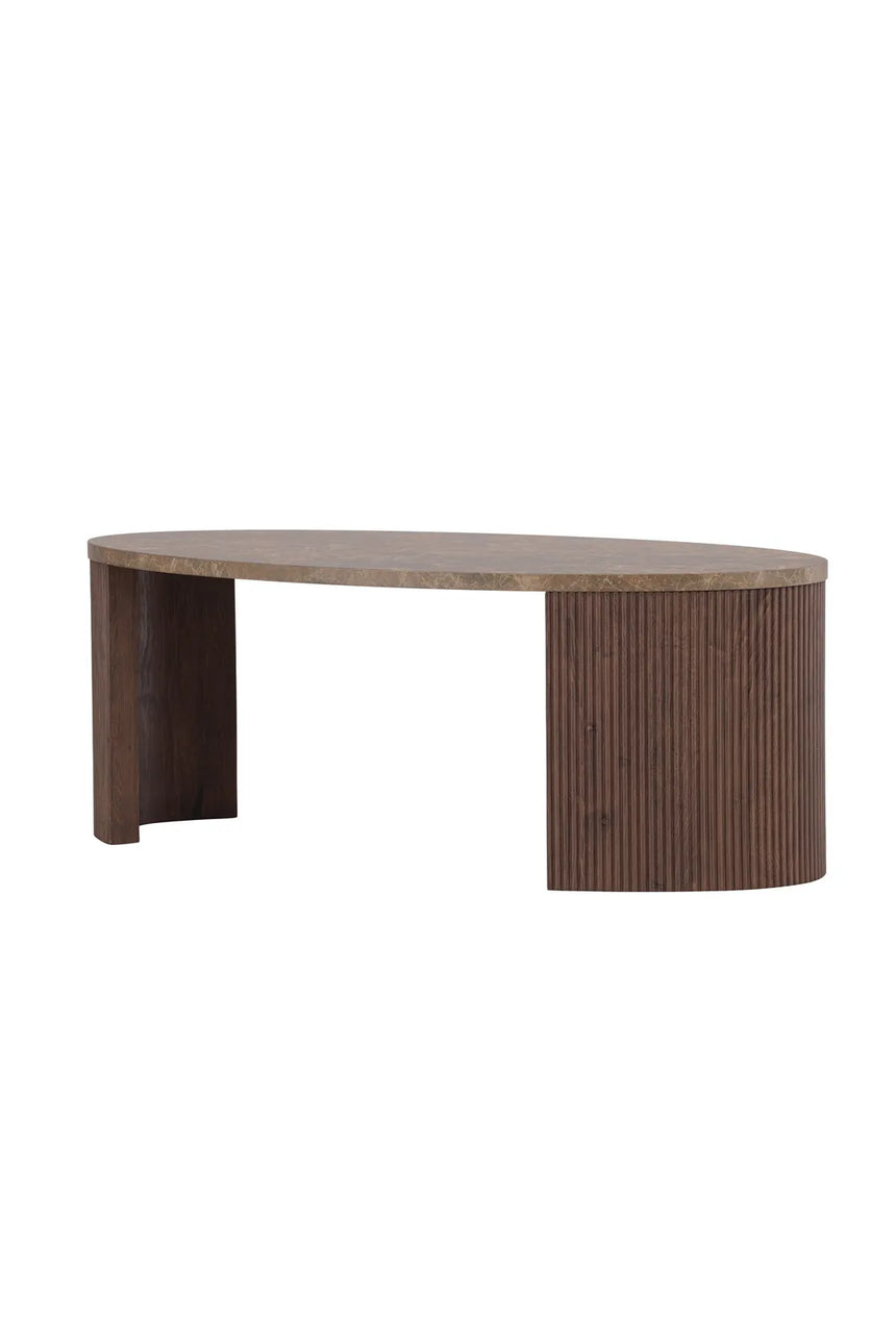 Couchtisch Bristol mit Mokka- und Steinlook, 60x120x45 cm von Venture Home – Bild 2