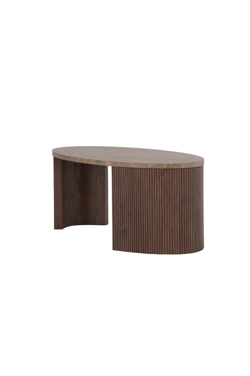 Couchtisch Bristol mit Mokka- und Steinlook, 60x120x45 cm von Venture Home – Bild 3