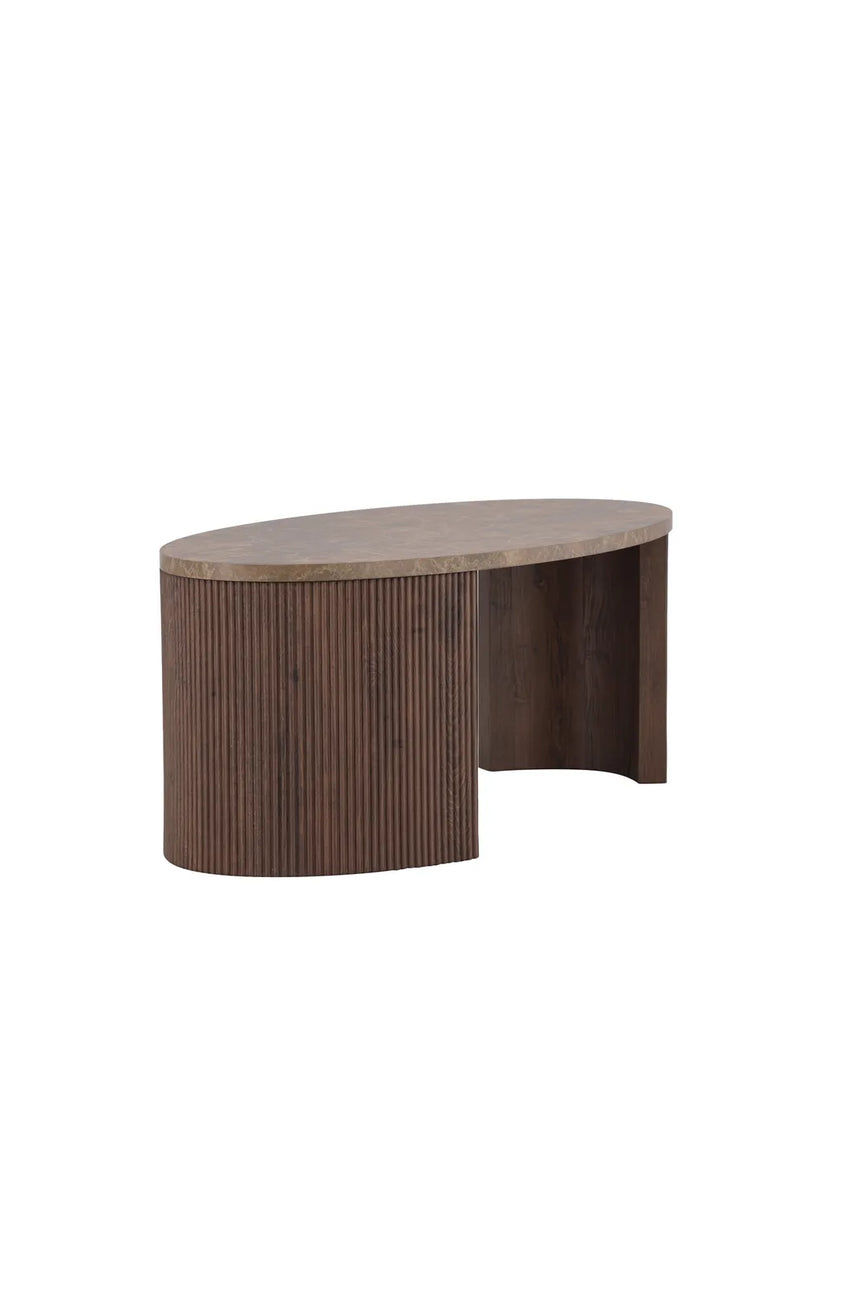 Couchtisch Bristol mit Mokka- und Steinlook, 60x120x45 cm von Venture Home – Bild 5