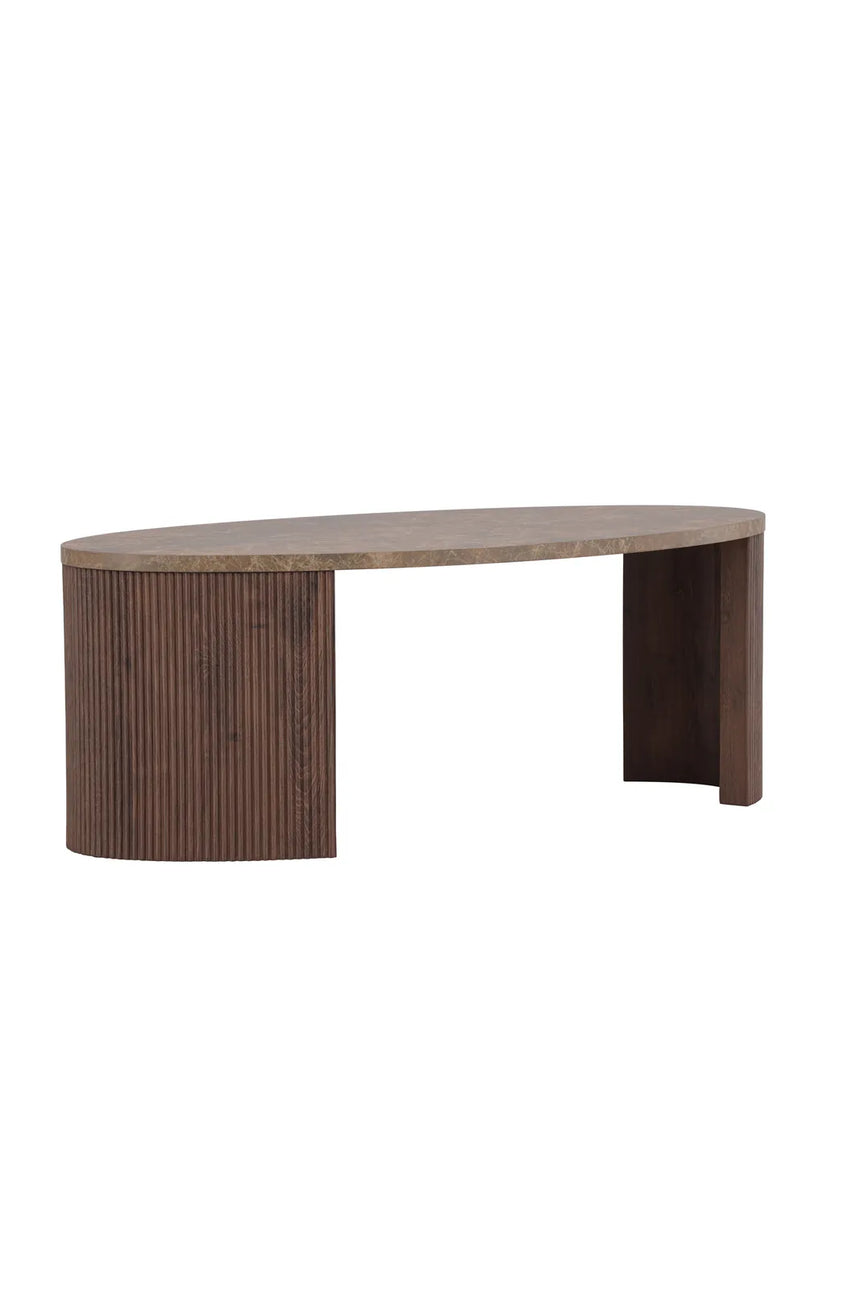 Couchtisch Bristol mit Mokka- und Steinlook, 60x120x45 cm von Venture Home – Bild 6