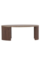 Couchtisch Bristol mit Mokka- und Steinlook, 60x120x45 cm von Venture Home – Bild 7