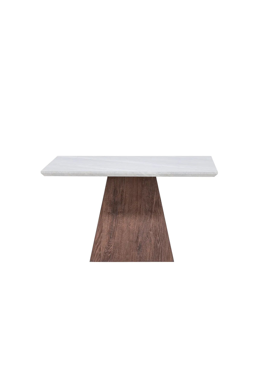 Couchtisch Cael in Stein- und Mokkalook, 80x80x45 cm von Venture Home – Bild 1