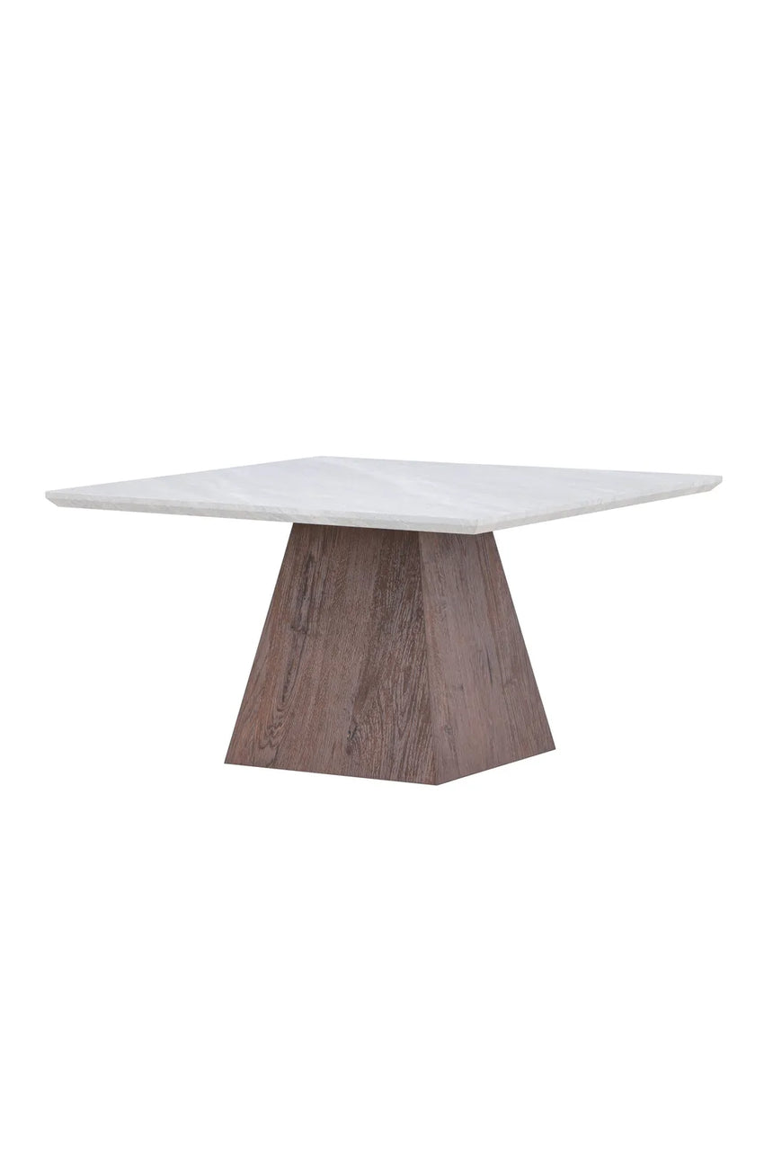 Couchtisch Cael in Stein- und Mokkalook, 80x80x45 cm von Venture Home – Bild 2