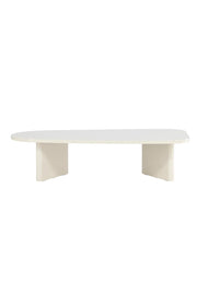 Couchtisch Grönvik in glänzendem beige, 65x130x33 cm von Venture Home – Bild 1