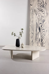 Couchtisch Grönvik in glänzendem beige, 65x130x33 cm von Venture Home – Bild 13