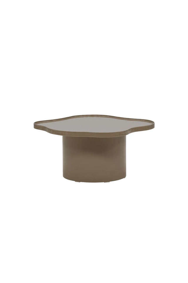 Couchtisch Ilse in glänzenden braun ø90 von Venture Home – Bild 1