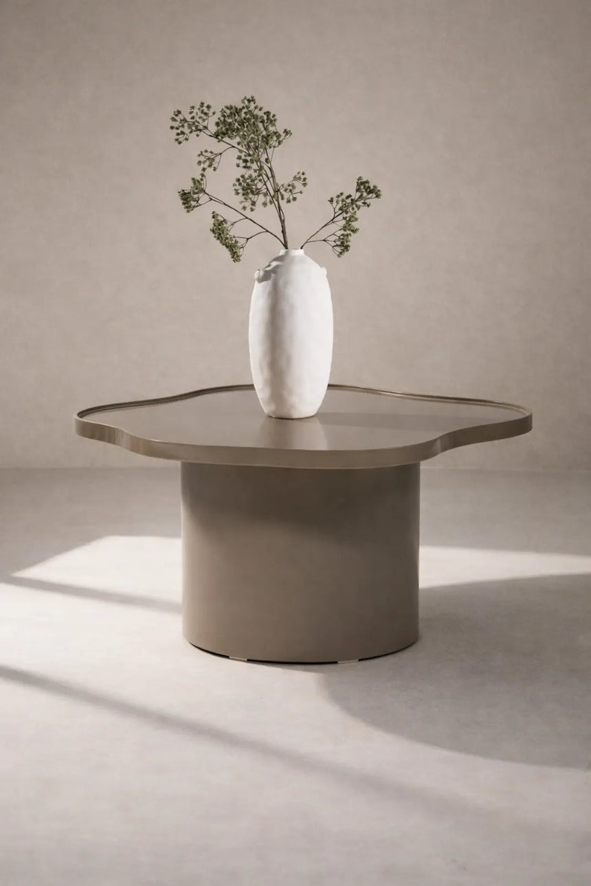 Couchtisch Ilse in glänzenden braun ø90 von Venture Home – Bild 13