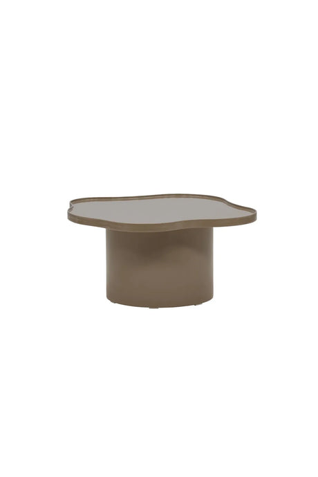 Couchtisch Ilse in glänzenden braun ø90 von Venture Home – Bild 2