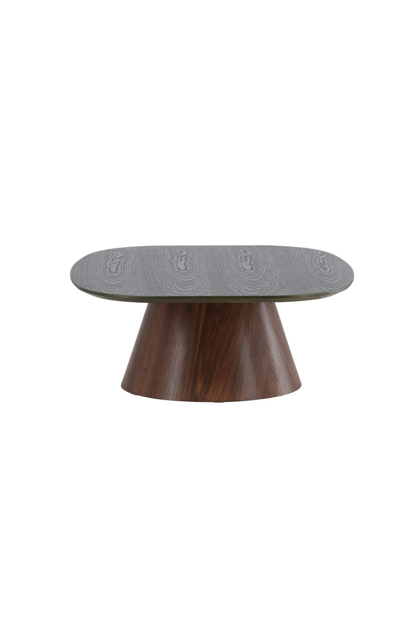 Couchtisch Lanzo mit Mokkalook und grüner Tischplatte, 92,5x120x39 cm von Venture Home – Bild 4