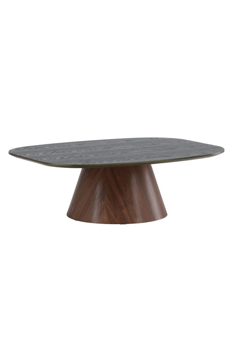 Couchtisch Lanzo mit Mokkalook und grüner Tischplatte, 92,5x120x39 cm von Venture Home – Bild 6