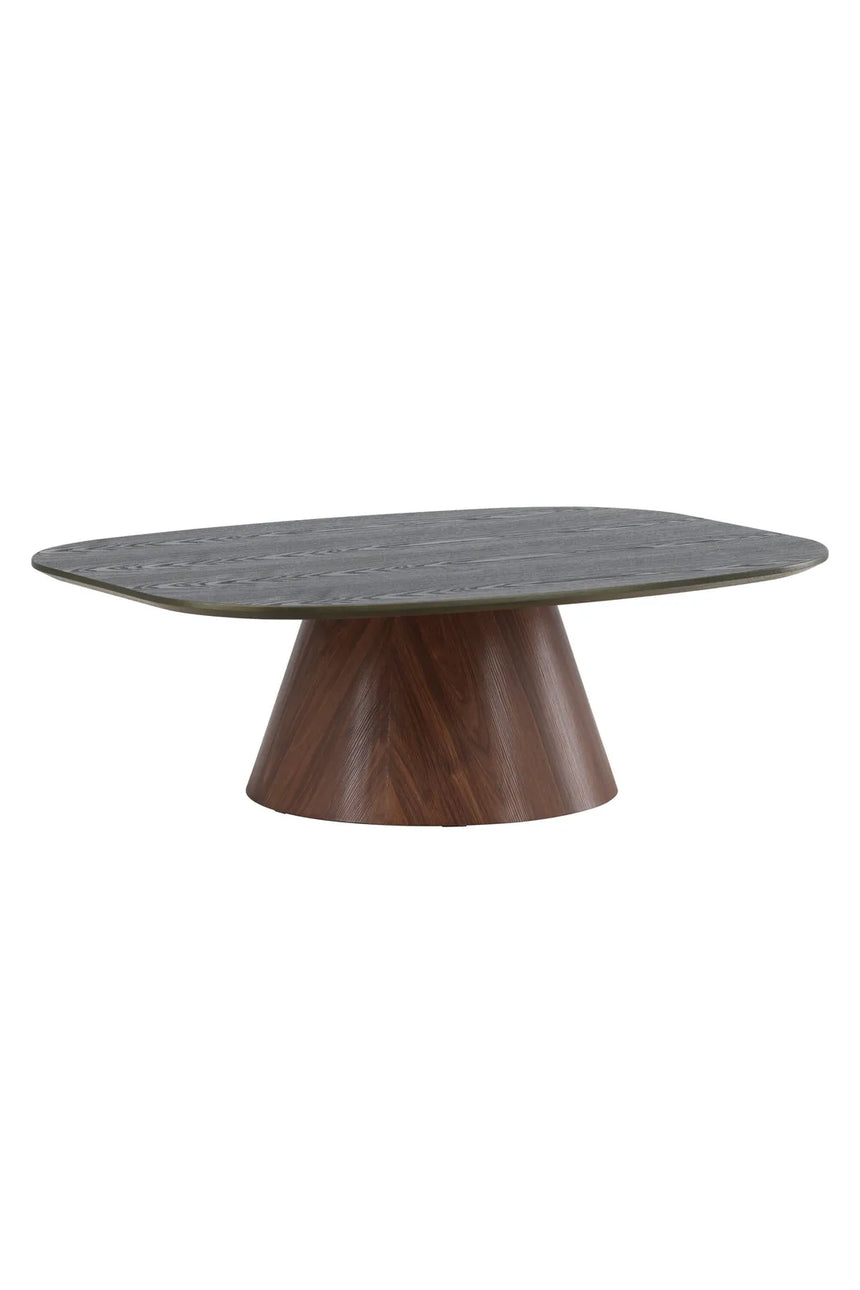 Couchtisch Lanzo mit Mokkalook und grüner Tischplatte, 92,5x120x39 cm von Venture Home – Bild 6