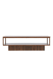 Couchtisch Maglehem in Walnussoptik, 60x130x40 cm von Venture Home – Bild 1
