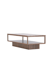 Couchtisch Maglehem in Walnussoptik, 60x130x40 cm von Venture Home – Bild 3