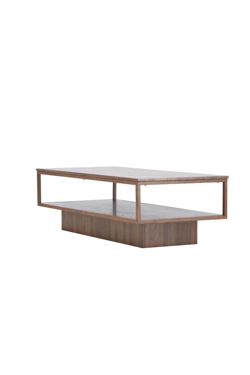 Couchtisch Maglehem in Walnussoptik, 60x130x40 cm von Venture Home – Bild 3