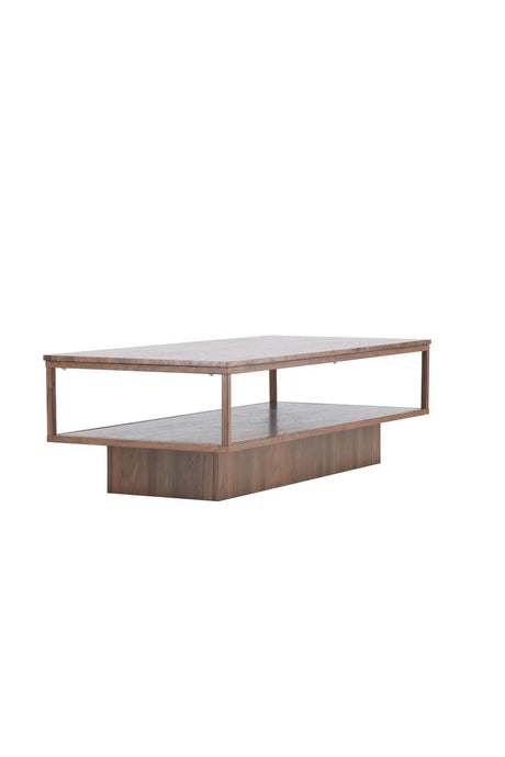 Couchtisch Maglehem in Walnussoptik, 60x130x40 cm von Venture Home – Bild 5