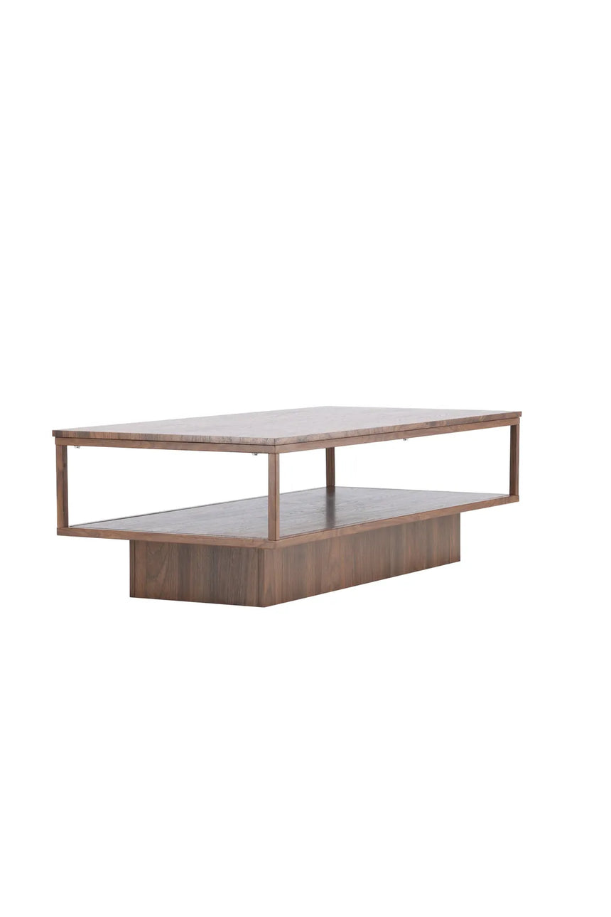 Couchtisch Maglehem in Walnussoptik, 60x130x40 cm von Venture Home – Bild 5